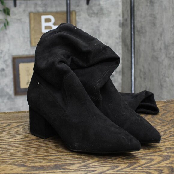 A New Day Women's Greta Tall Dress Boots 88687898 Black 6M - Picture 1 of 8